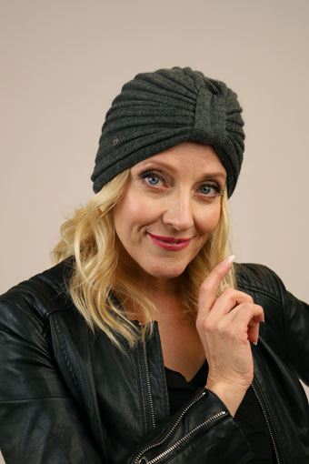 KN Knitted Turban 50%wool