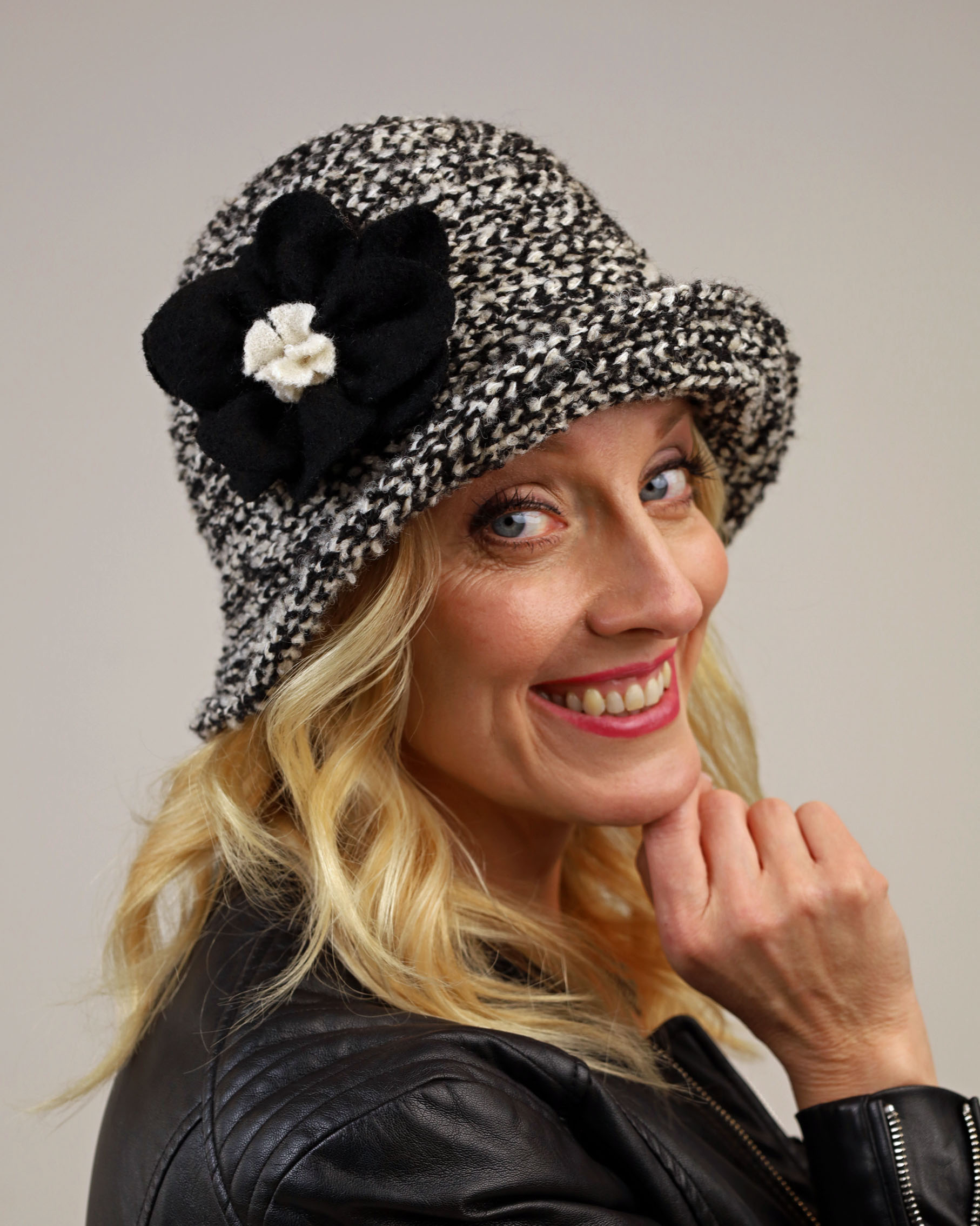 Marone Hat Treccia DT1017