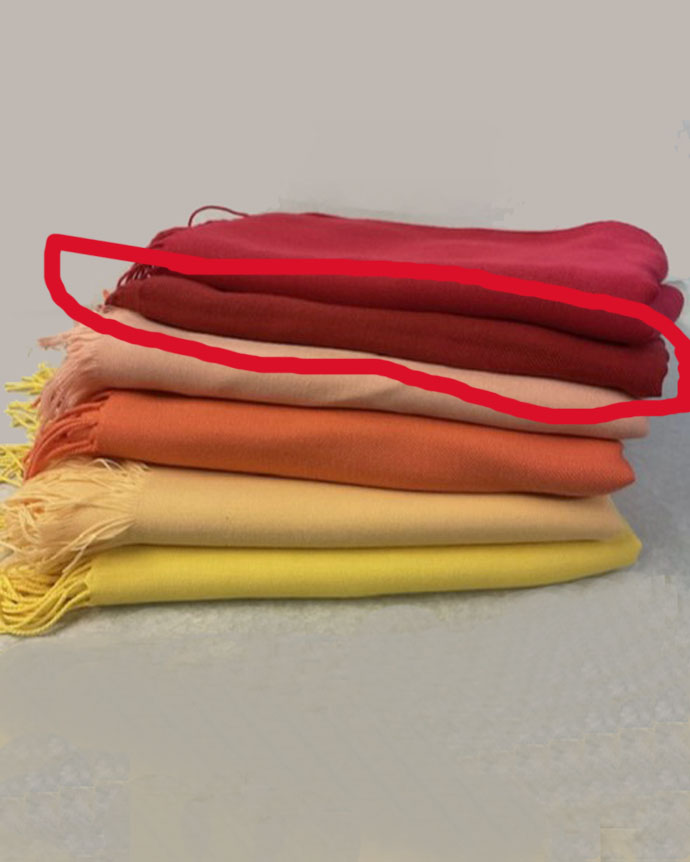 Pashmina Huivi punainen
