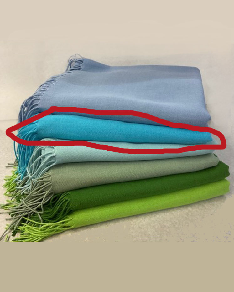 Pashmina Huivi turkoosi