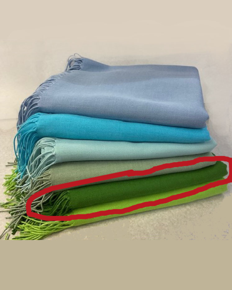 Pashmina Huivi vihreä